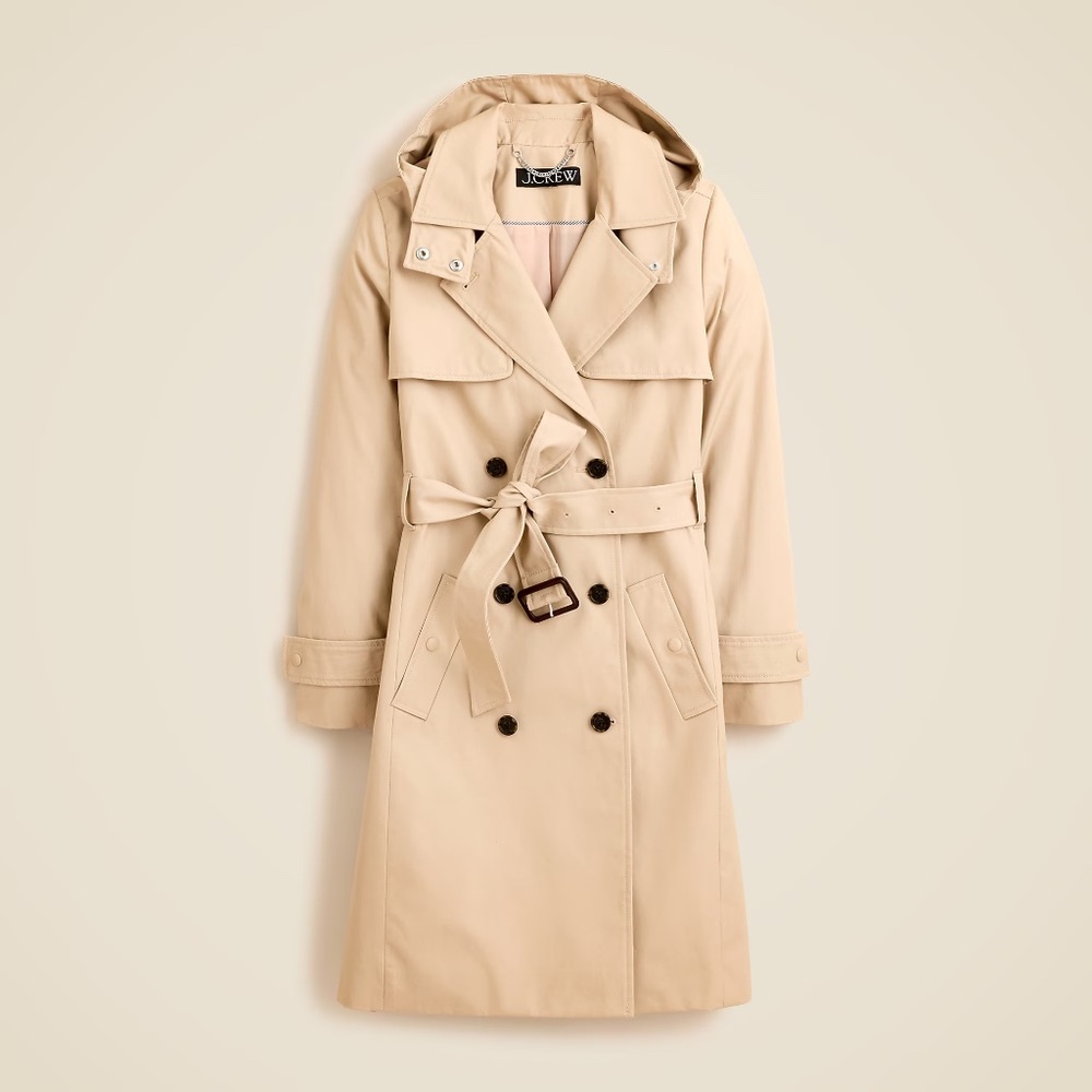 JCrew Icon Trench Coat Size 8